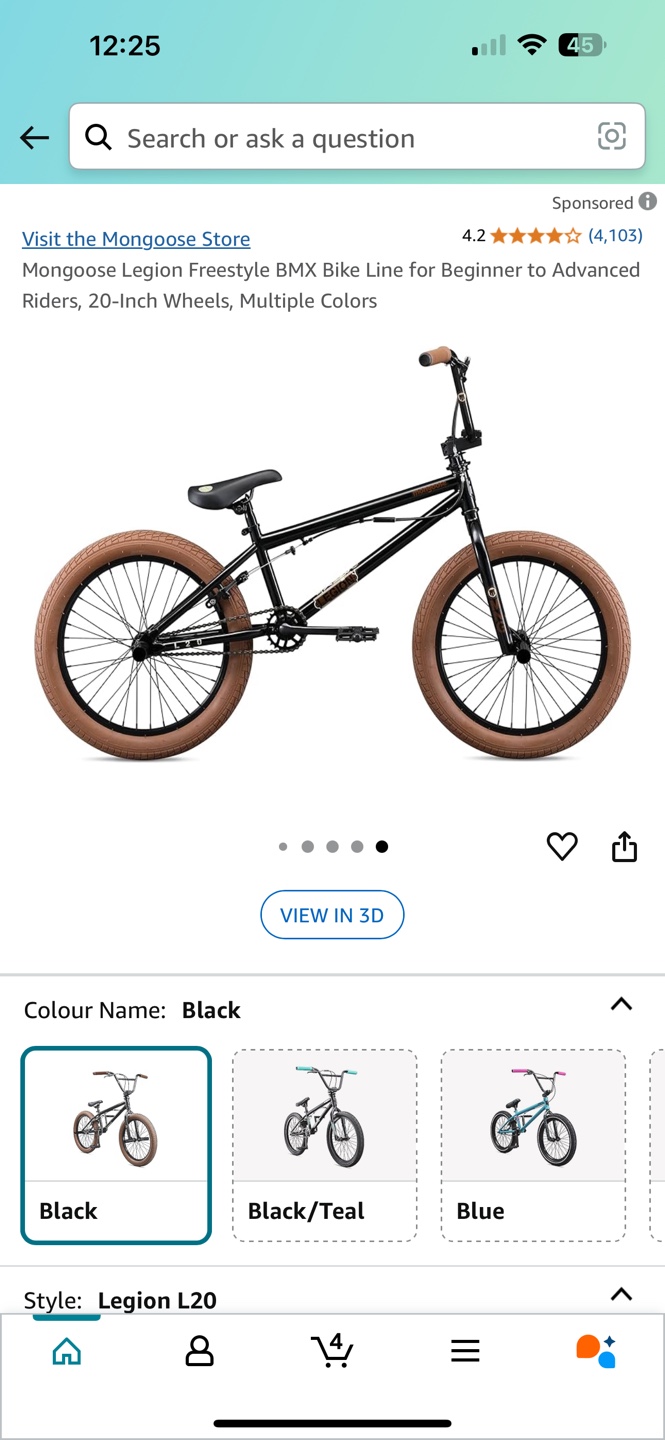 Mongoose Legion L20 BMX Bike - Black - photo 4