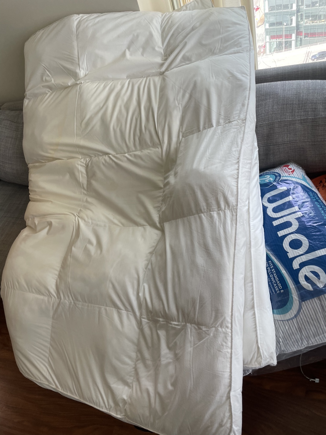 White Down Comforter - photo 2