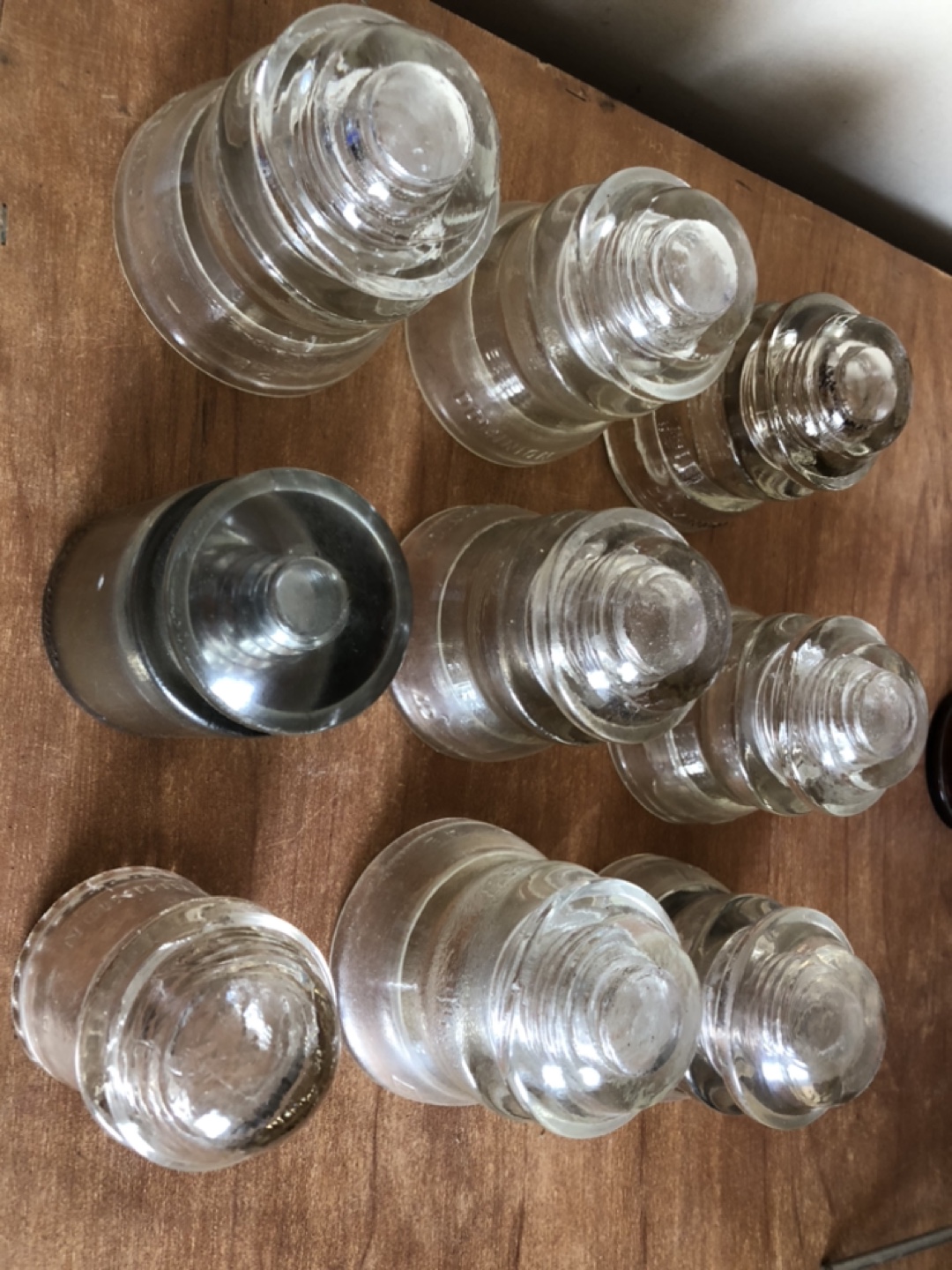 Vintage Dominion Glass Insulators