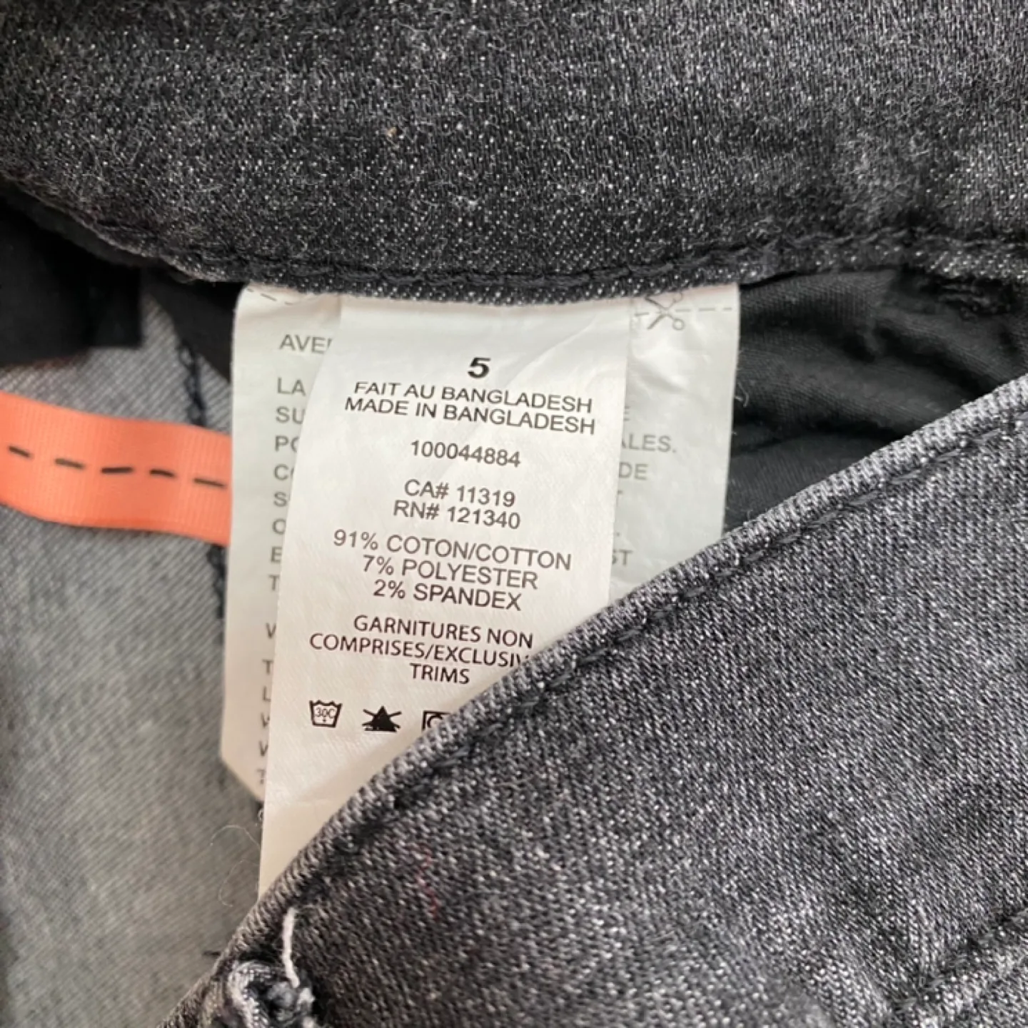 Garage Size 5 Black Studded Jeans image indicator(5)