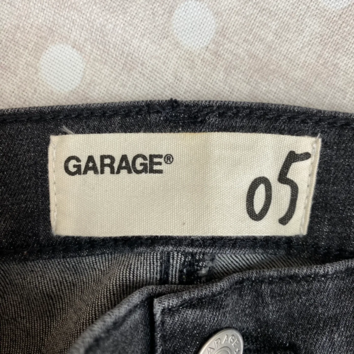 Garage Size 5 Black Studded Jeans image indicator(4)