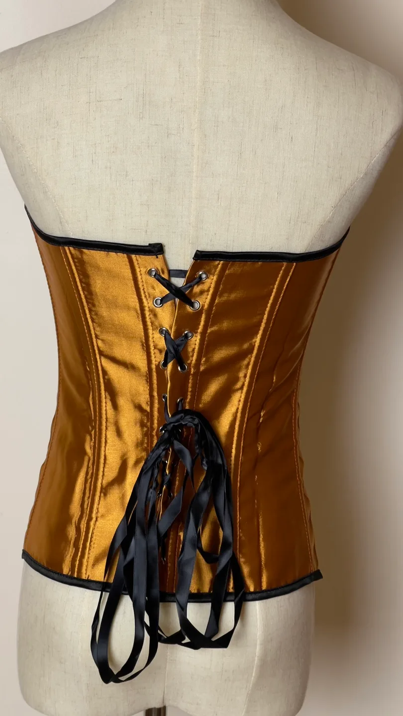 Gold and Black Glitter Corset image indicator(2)