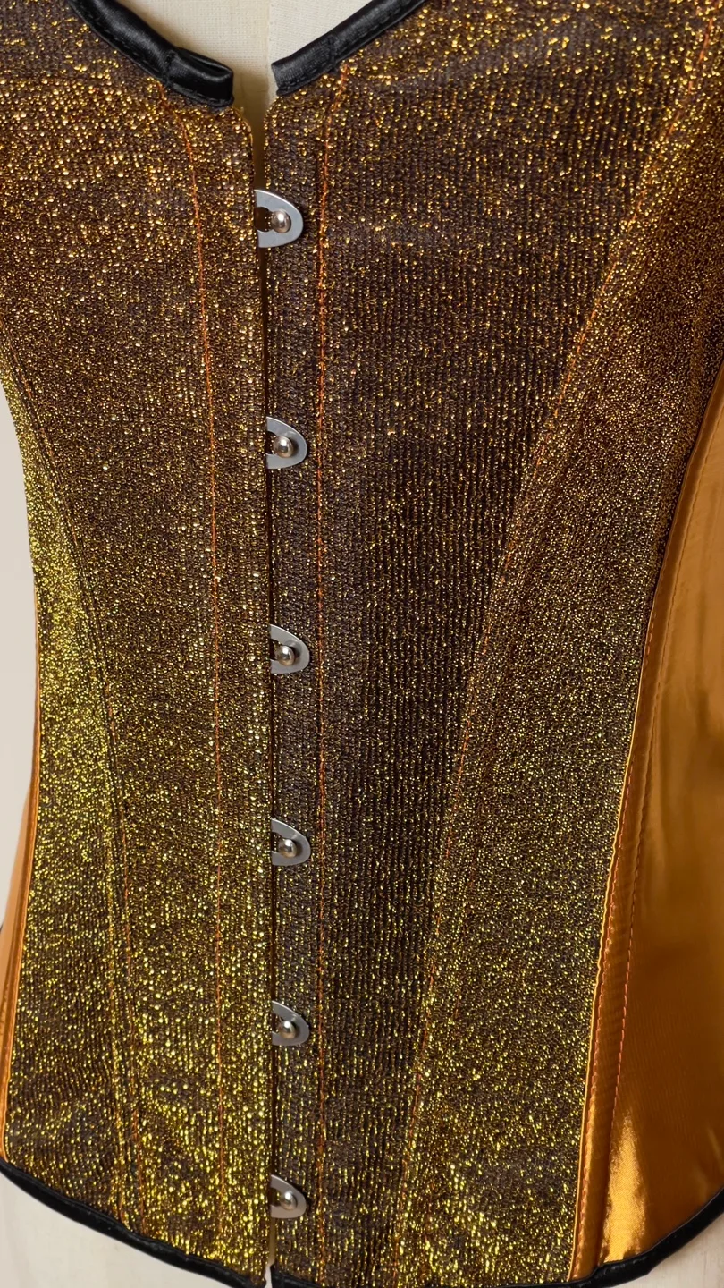 Gold and Black Glitter Corset image indicator(3)