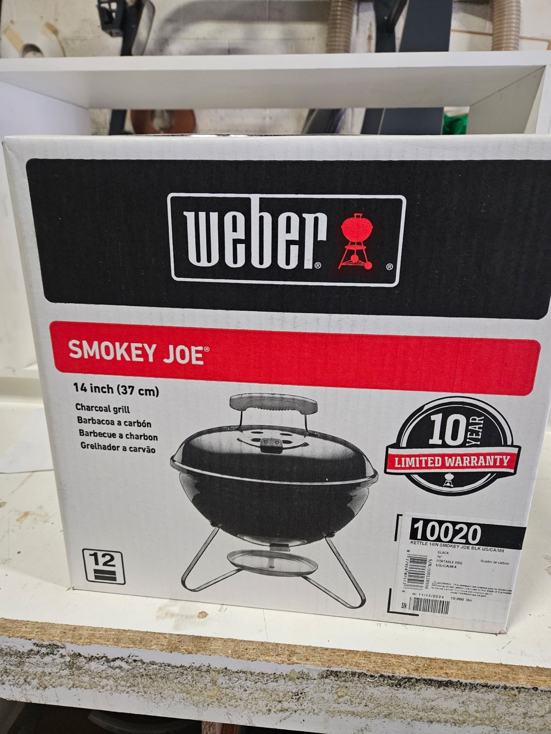 Weber Smokey Joe 14-inch Charcoal Grill