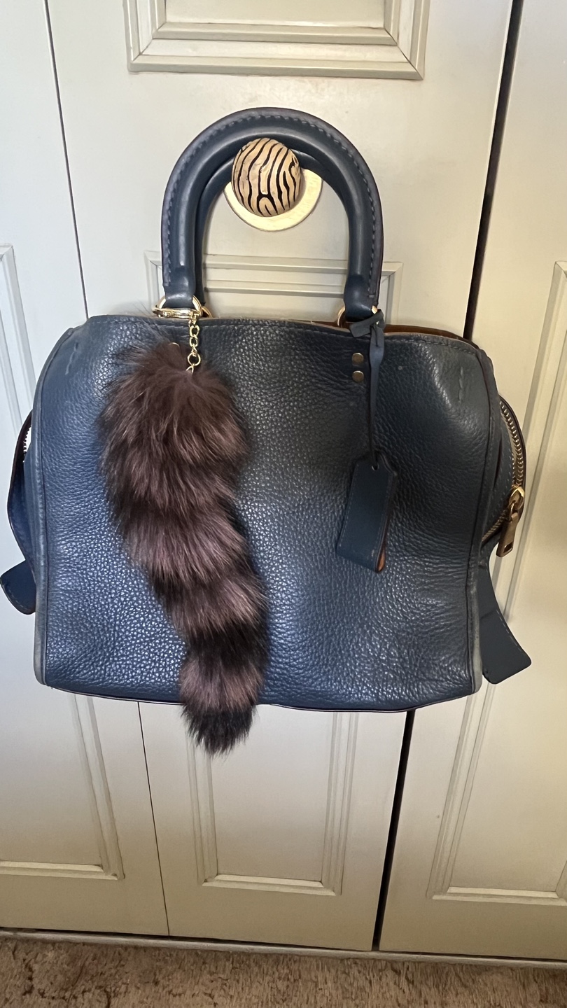 Faux Fur Keychain