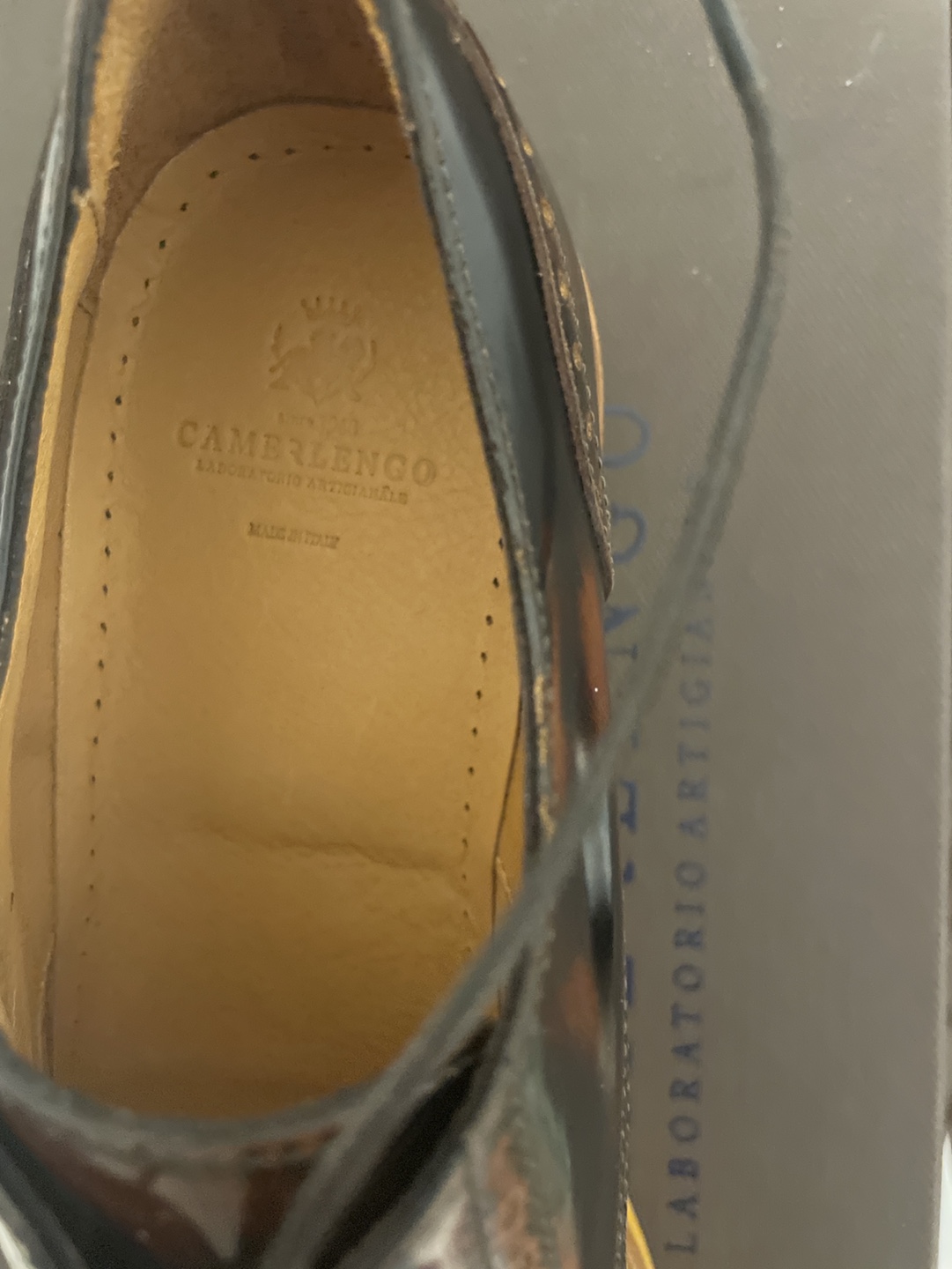 Camperlenga Women's Brown Leather Oxford Shoes - Size 39 - photo 5