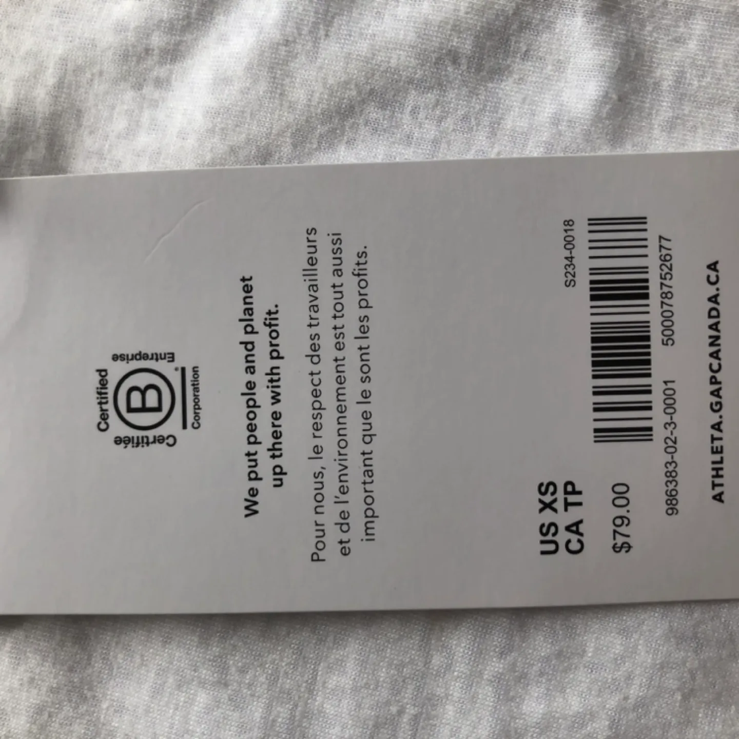 Athleta Zephyr Refined Top - White - Size XS image indicator(4)