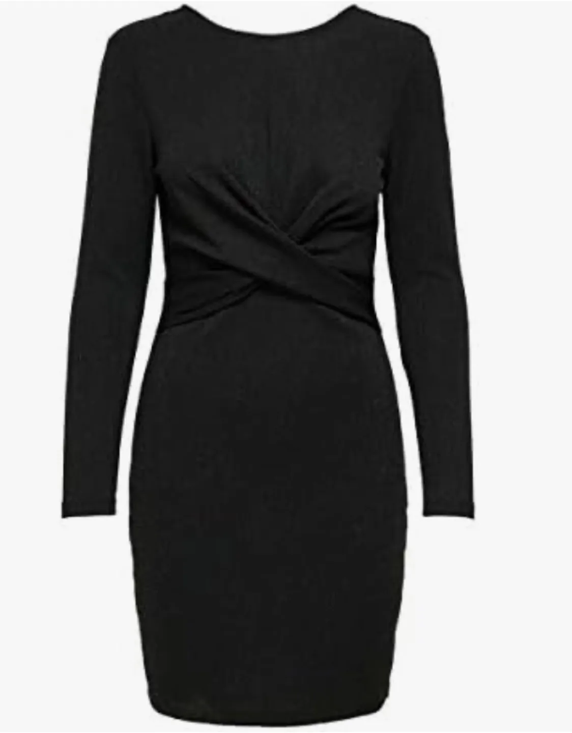 ONLY Long Sleeve Glitter Twist Mini Dress image indicator(3)