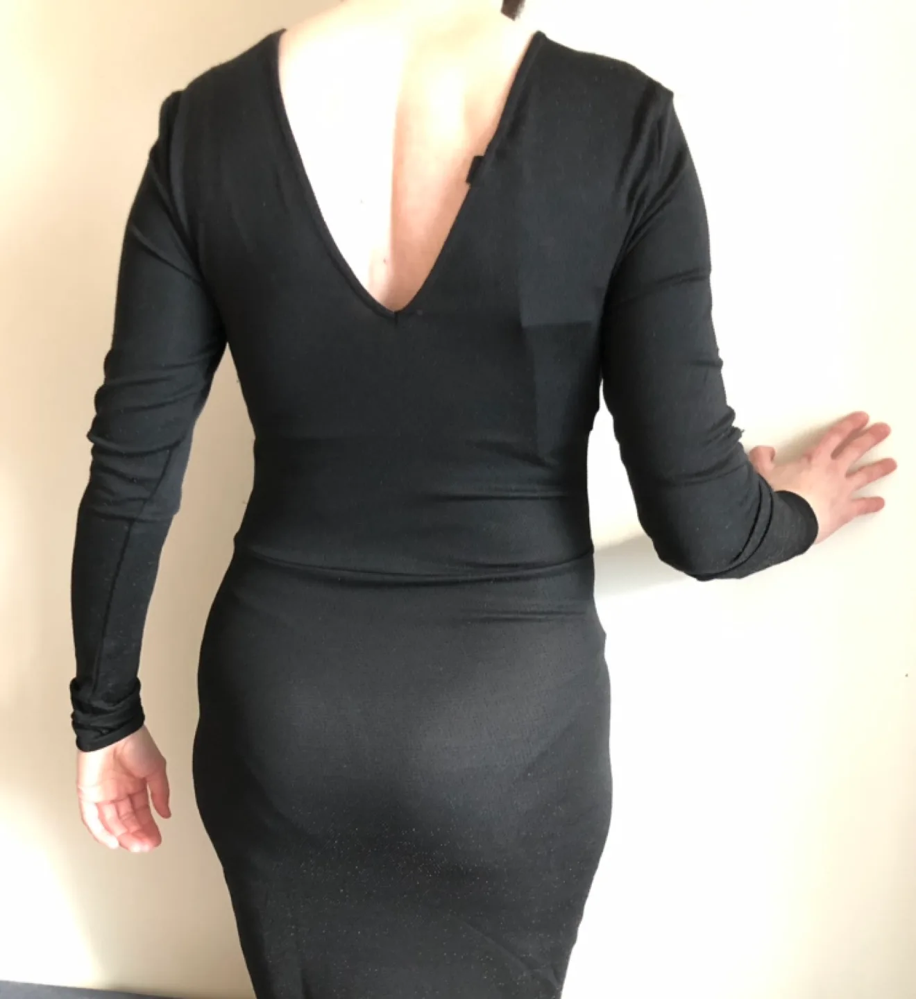 ONLY Long Sleeve Glitter Twist Mini Dress image indicator(6)