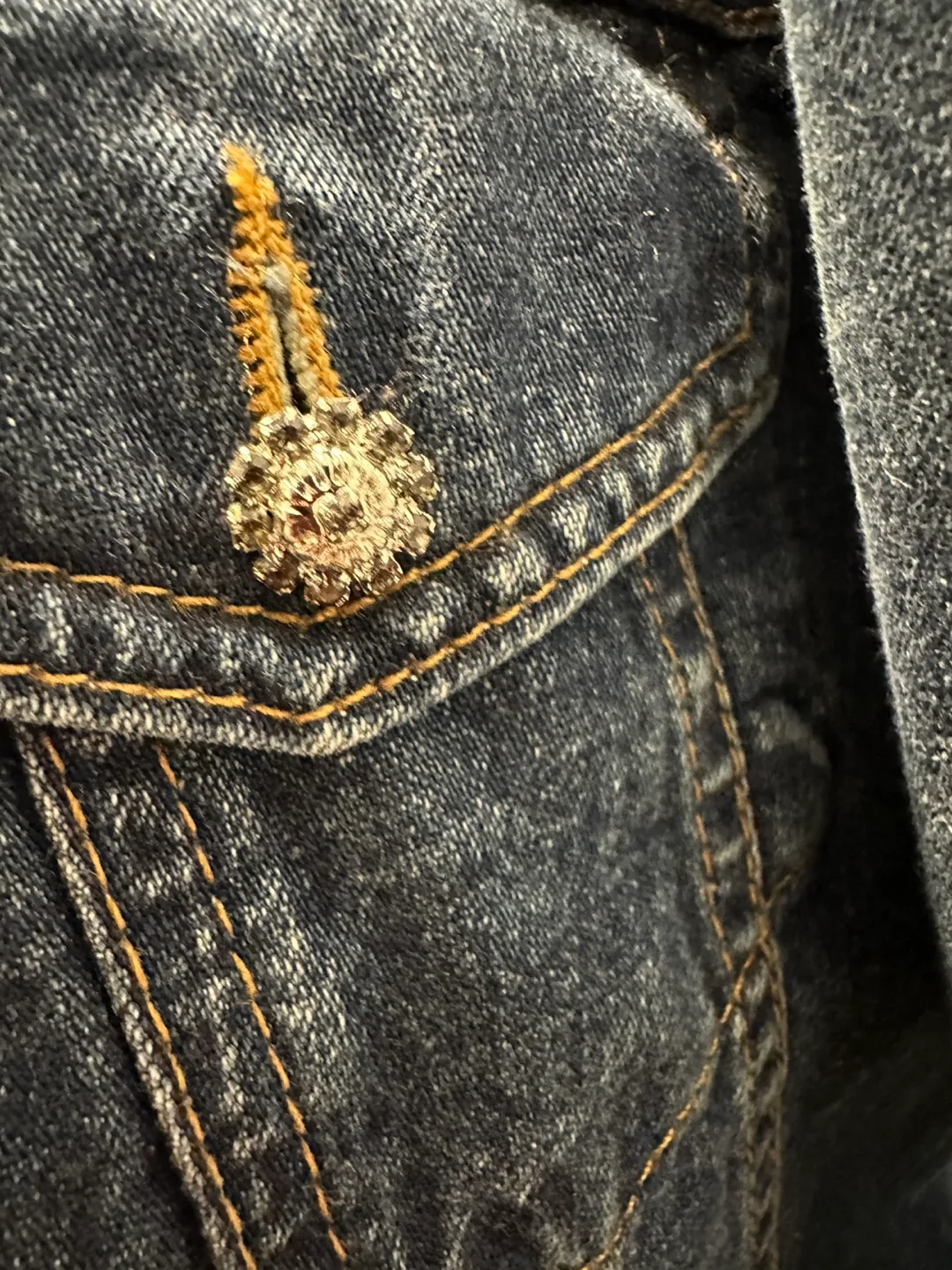 Dolce & Gabbana Denim Jacket with Tweed Detailing image indicator(2)