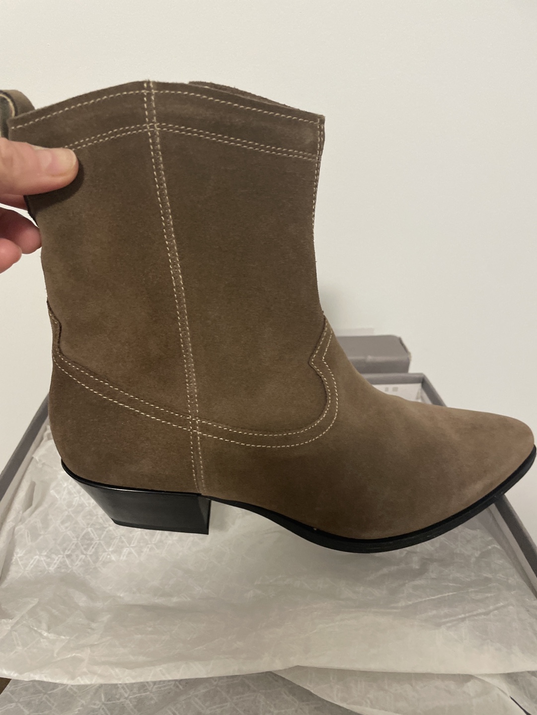 Emily Vega Suede Ankle Boots - photo 3