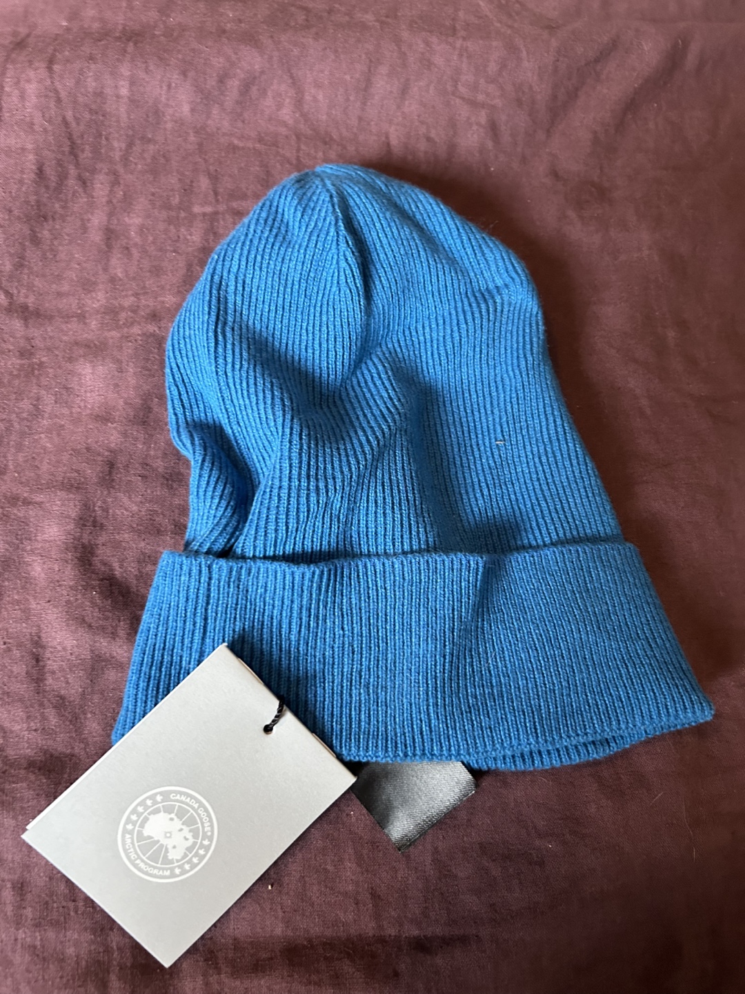 Canada Goose Lightweight Rib Beanie - Turquoise