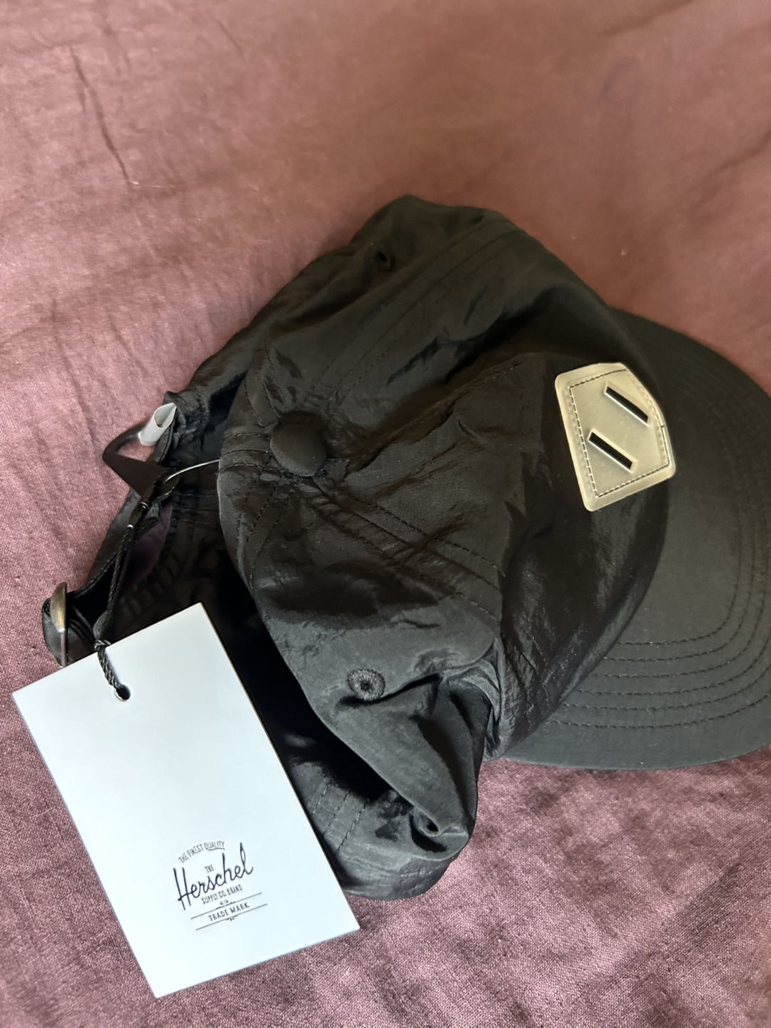 Herschel Supply Co. Black Nylon Baseball Cap - photo 2