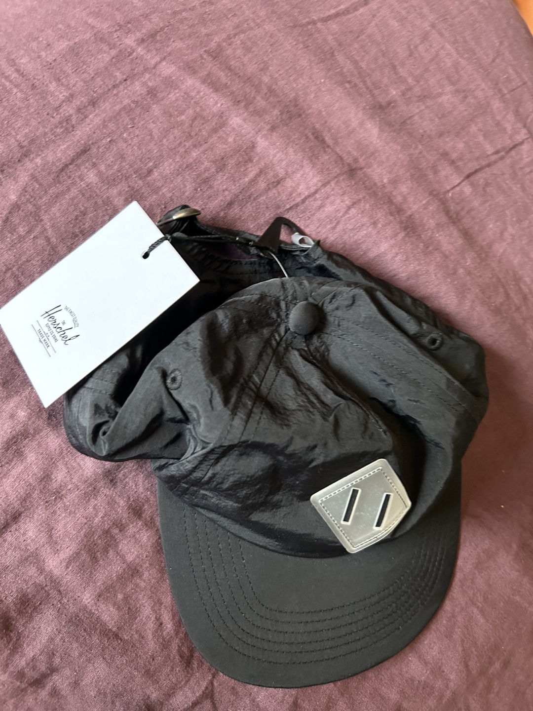 Herschel Supply Co. Black Nylon Baseball Cap - photo 3