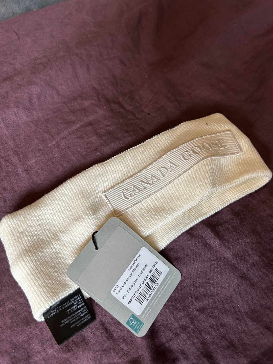 Canada Goose Tonal Emblem Ear Warmer