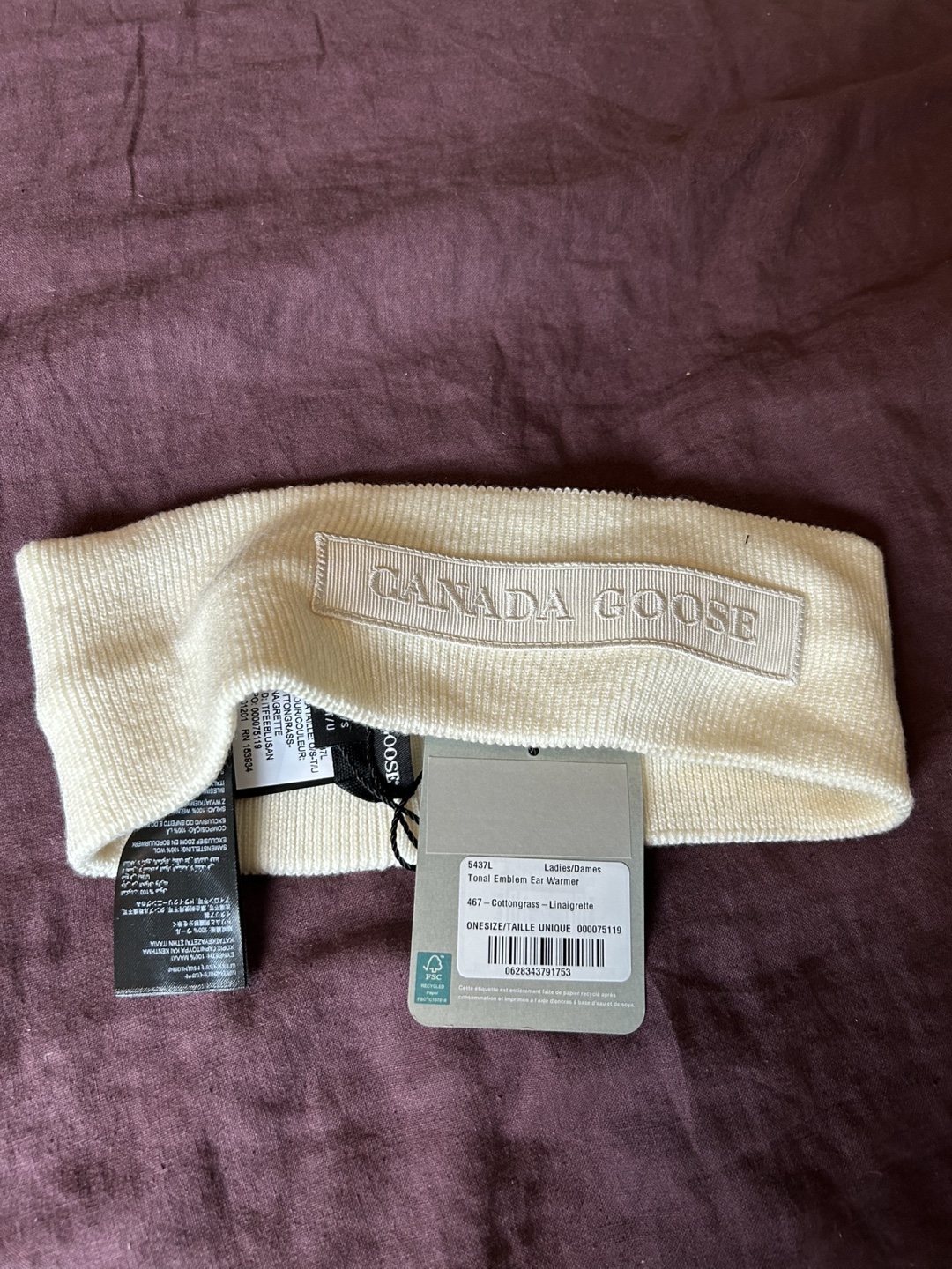 Canada Goose Tonal Emblem Ear Warmer - photo 2