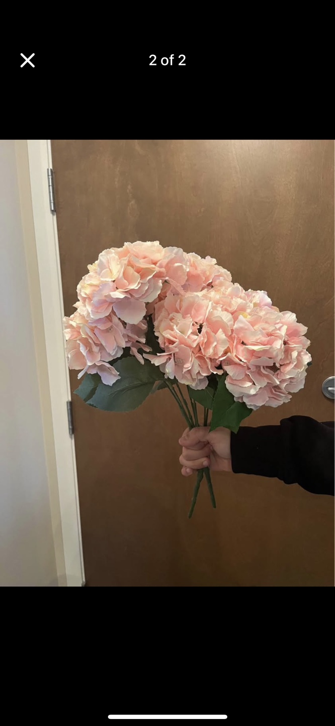 Artificial Pink Hydrangea Bouquet
