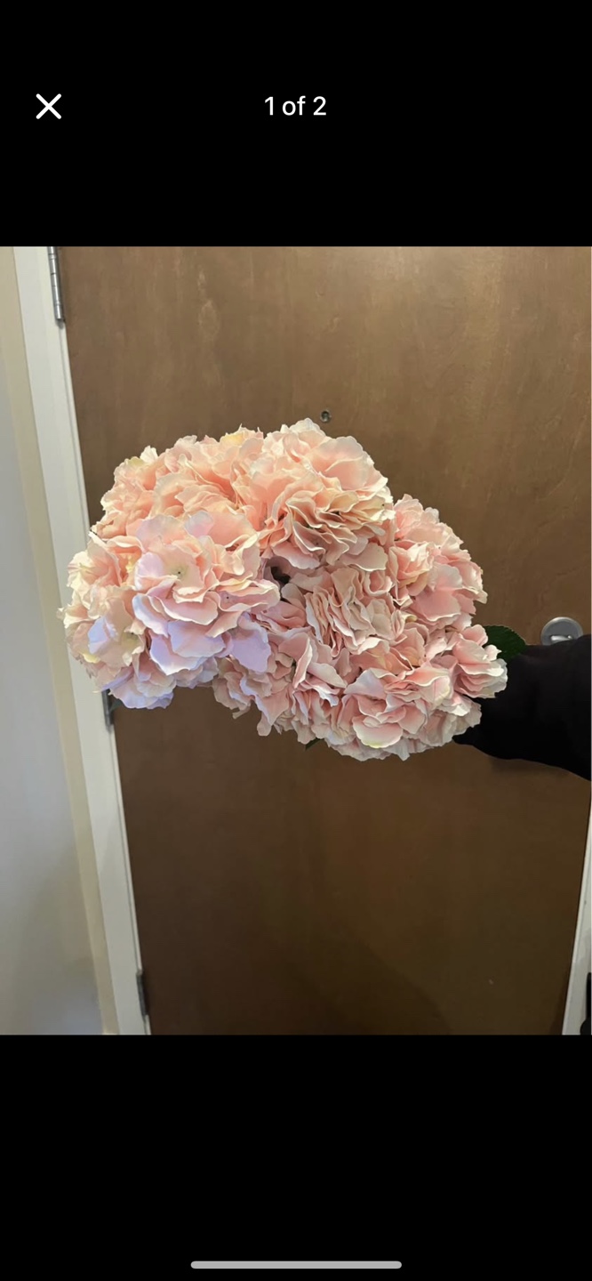 Artificial Pink Hydrangea Bouquet - photo 2