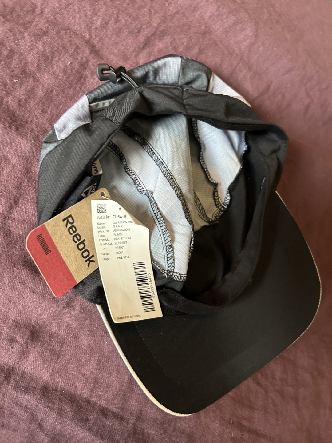 Reebok Running Hat - Black and Grey - photo 3