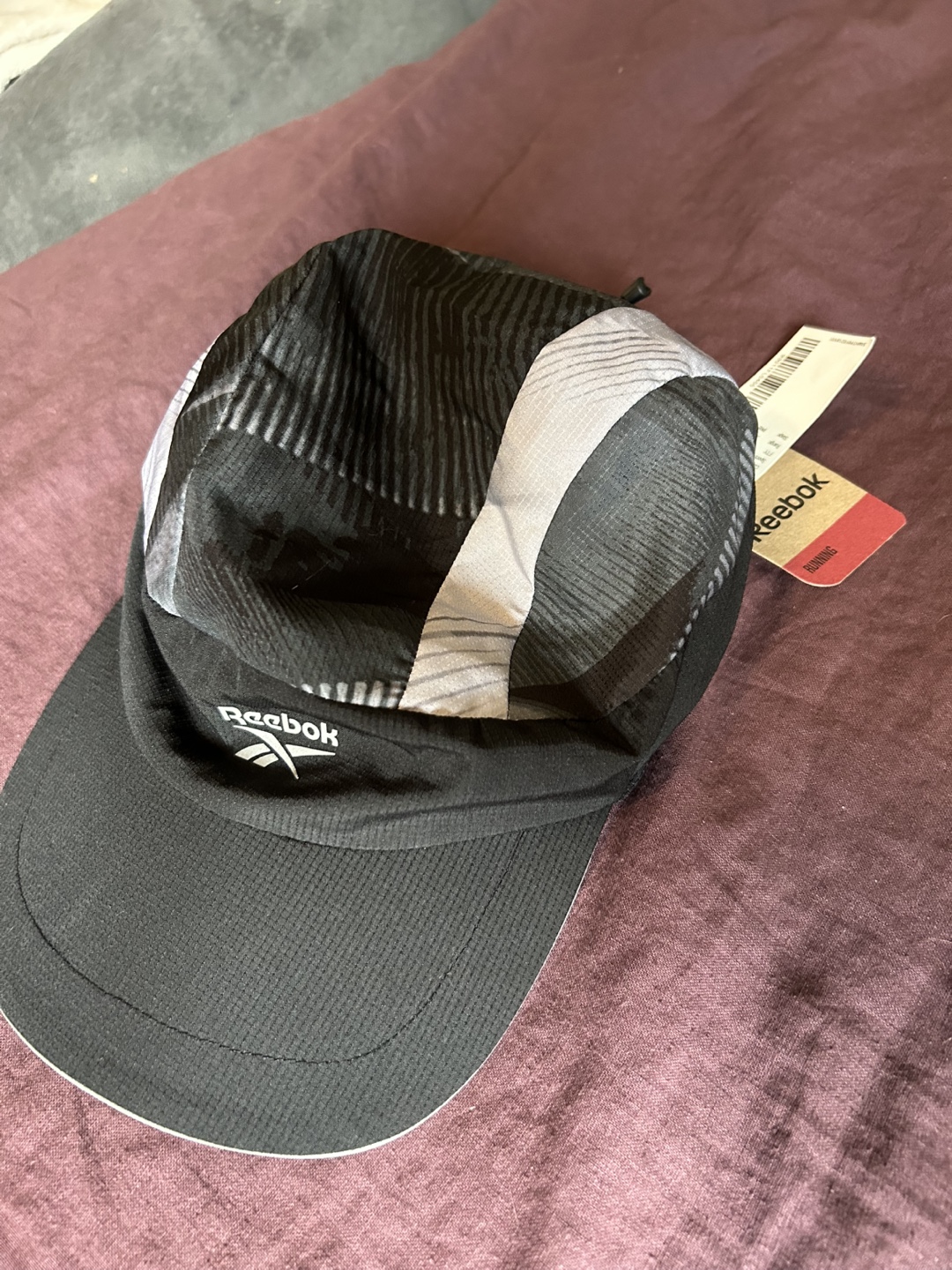Reebok Running Hat - Black and Grey - photo 2