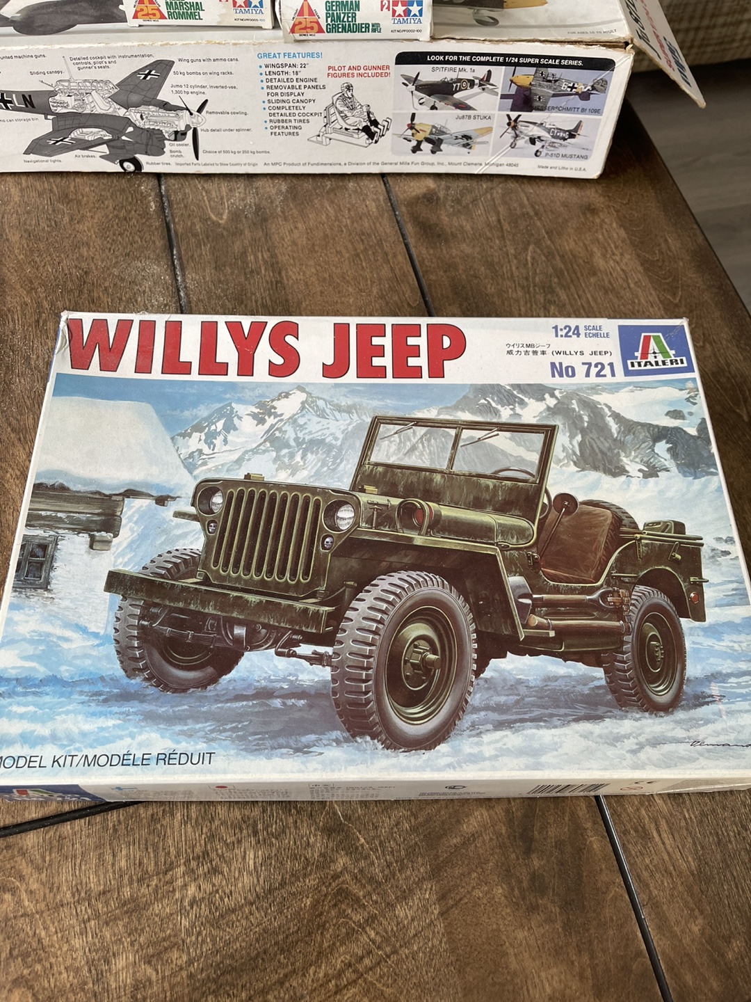 Italeri 1:24 Scale Willy's Jeep Model Kit #721