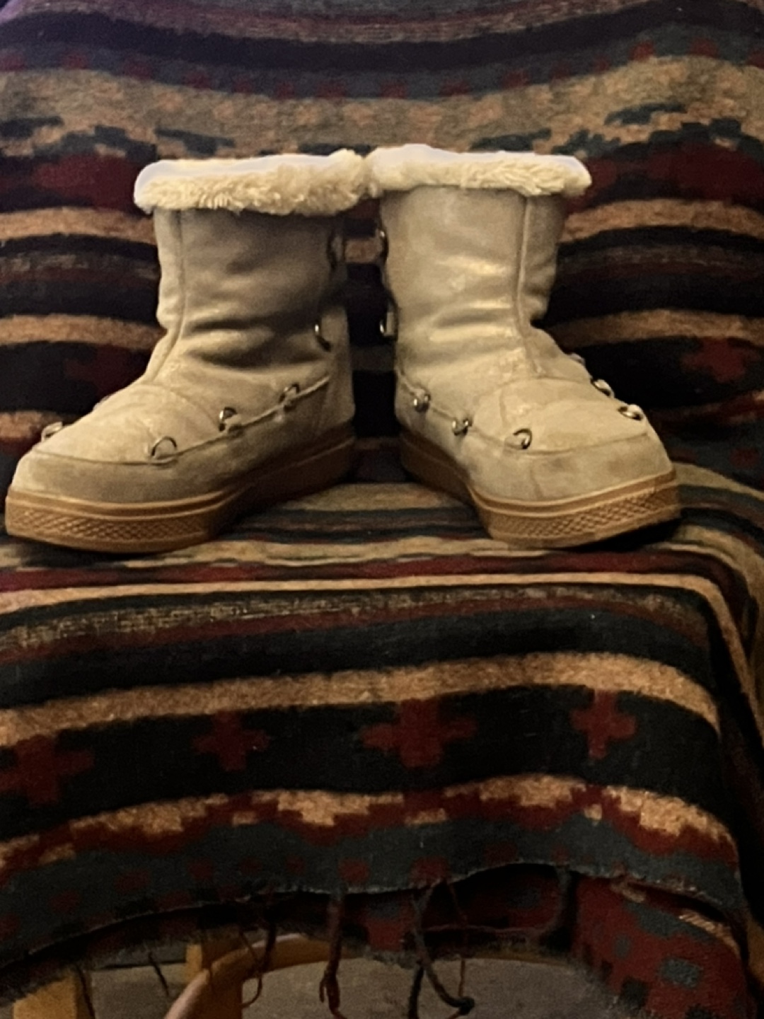 Women's Faux Suede Winter Boots - photo 2