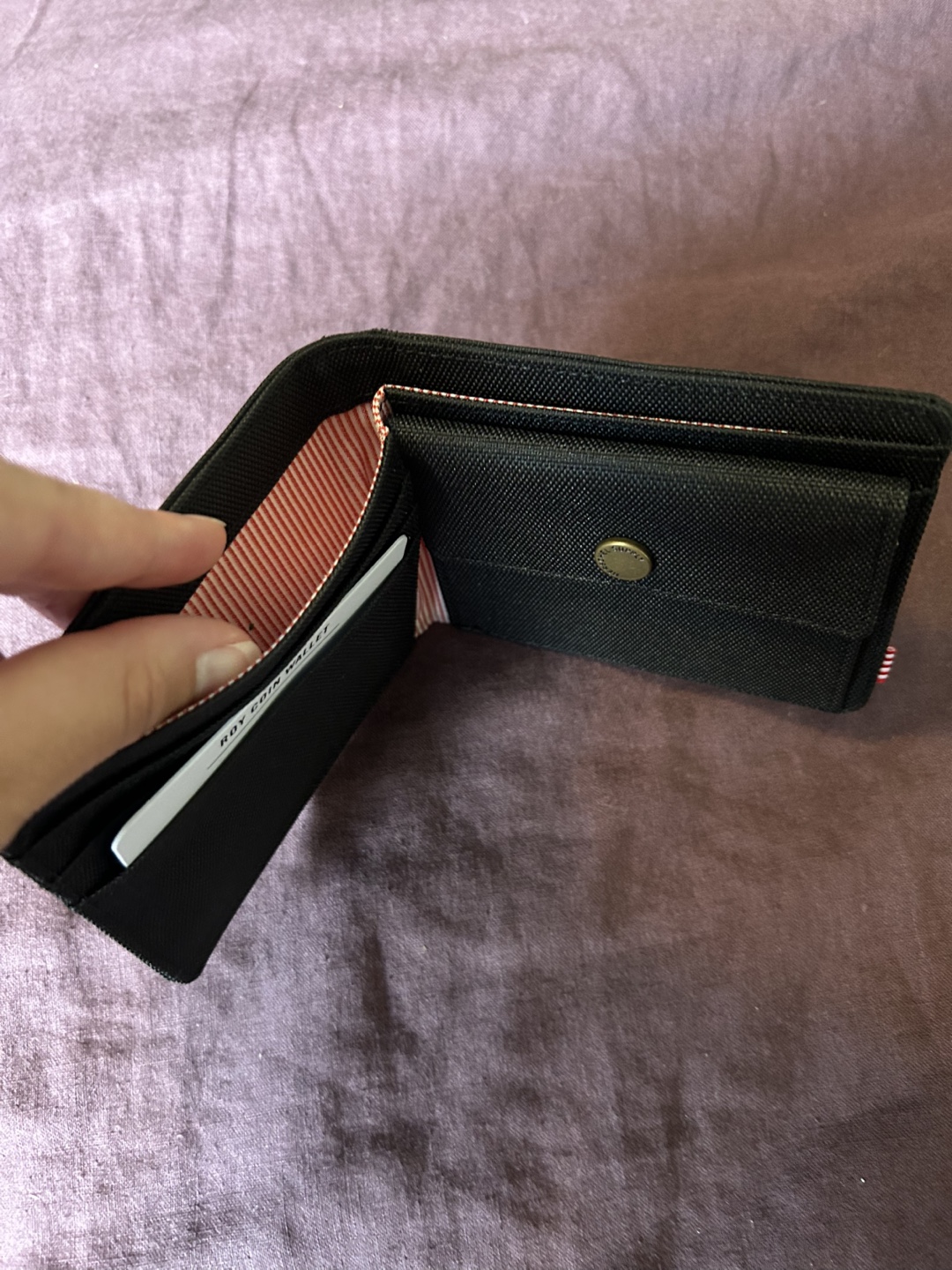 Herschel Roy Coin Wallet - Black - photo 4