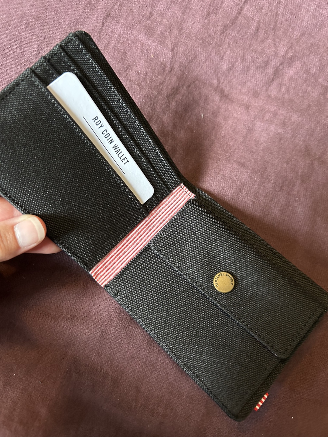 Herschel Roy Coin Wallet - Black - photo 3