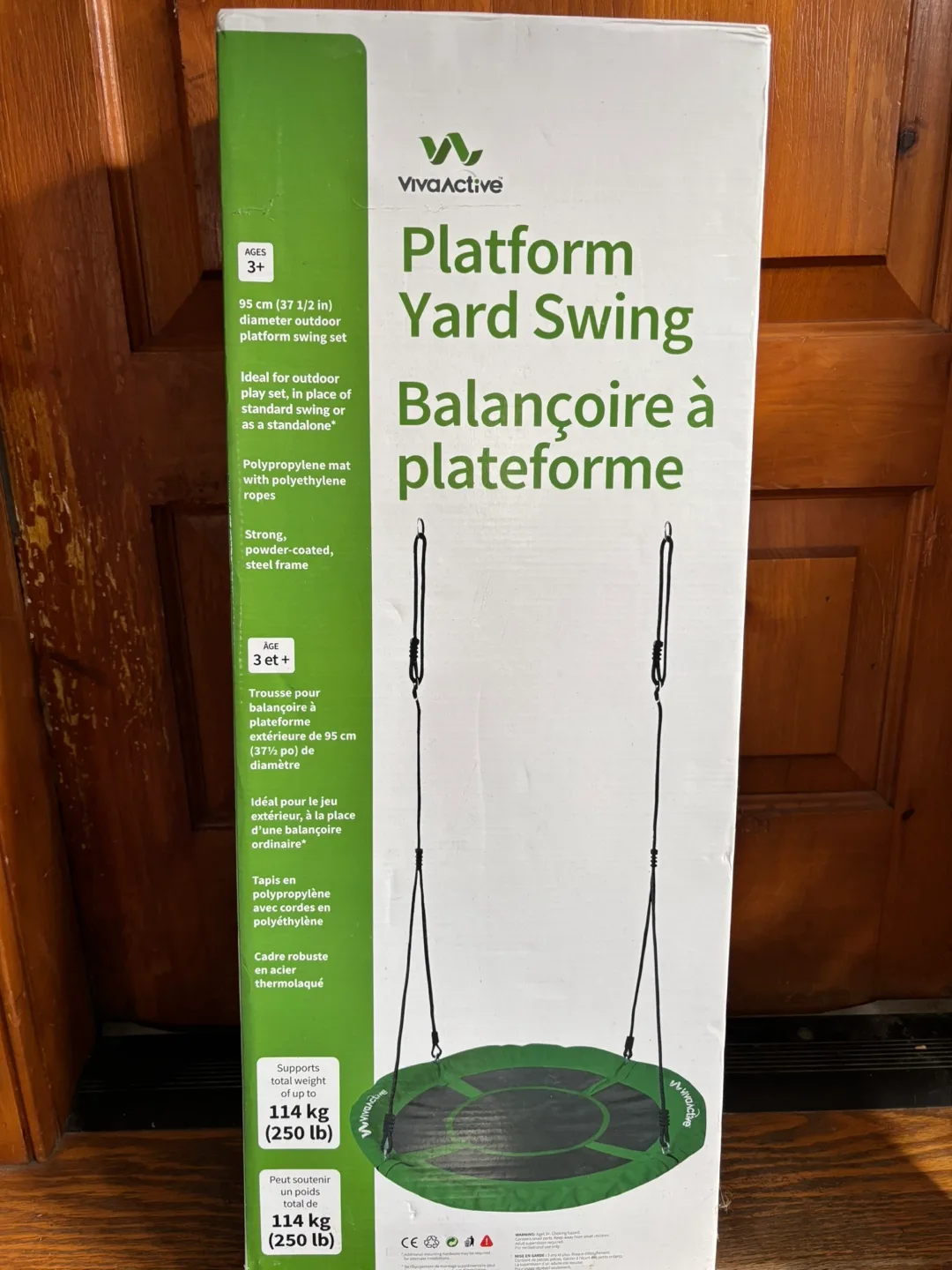 VivaActive Platform Yard Swing - New in Box image indicator(2)