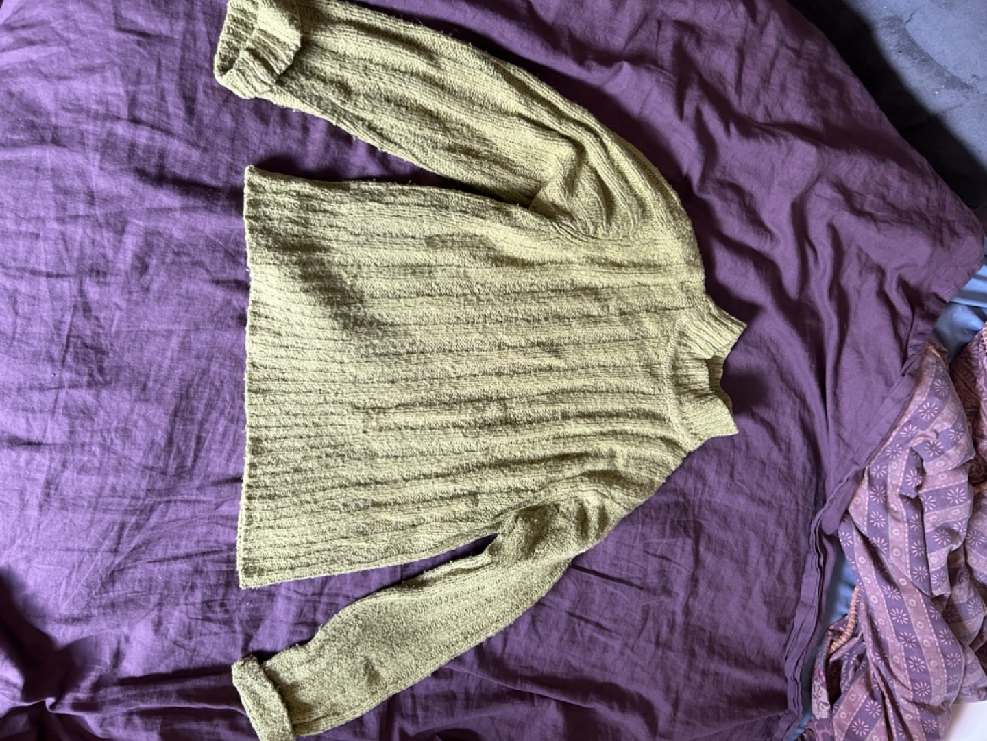 Olive Green Mock Neck Knit Sweater - photo 2