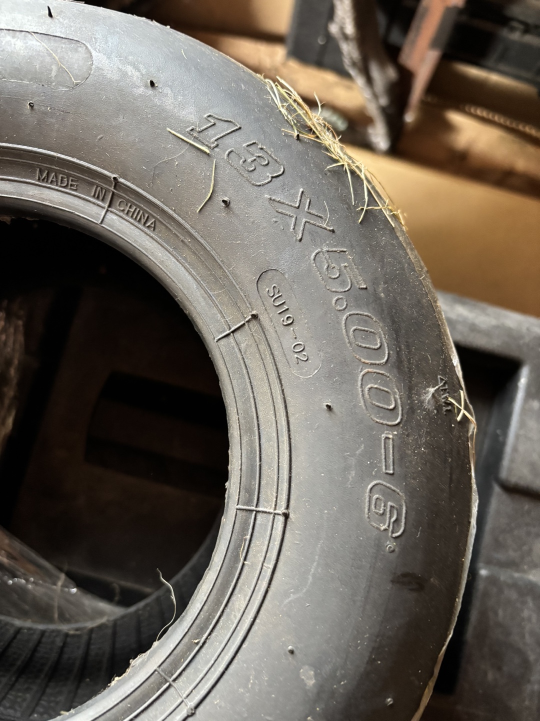 New Hi-Run 13x5.00-6 replacement tires x2.