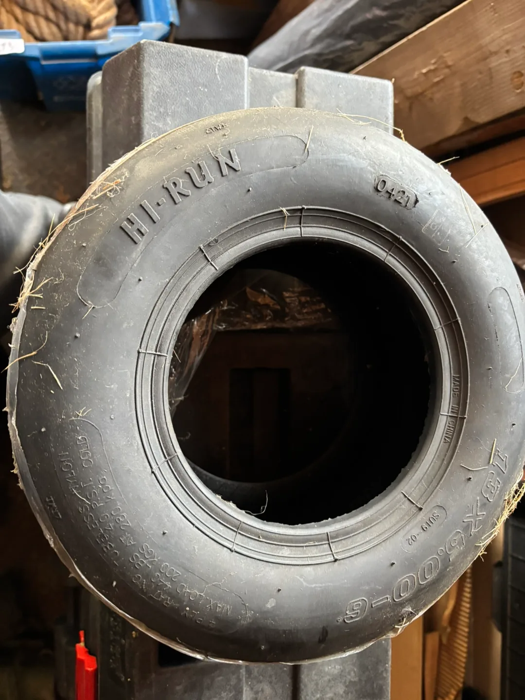 New Hi-Run 13x5.00-6 replacement tires x2. image indicator(2)