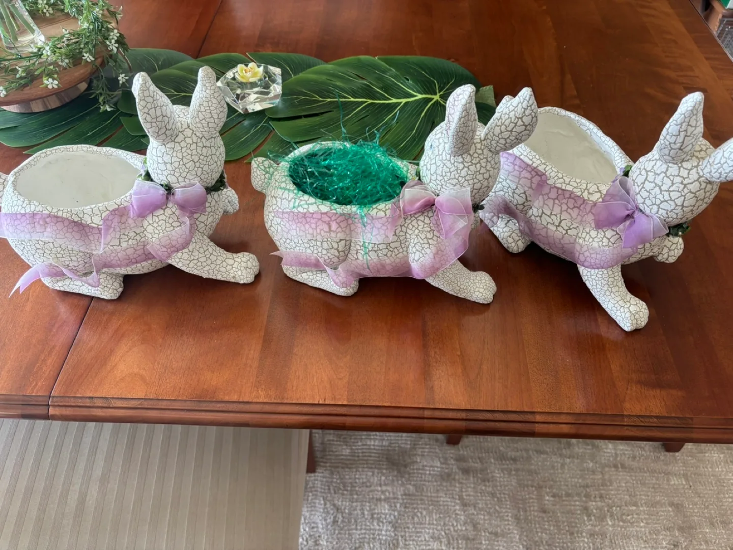 Crackled Ceramic Easter Bunnies image indicator(2)