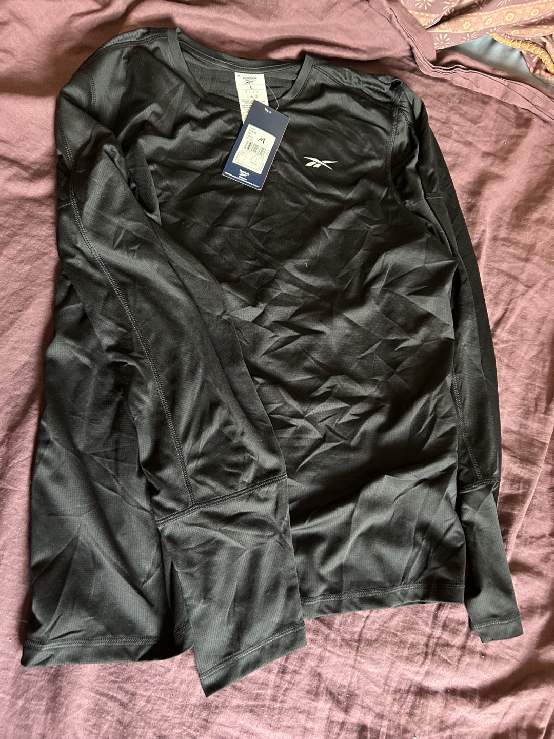 Reebok Men's Size Large Long Sleeve T-Shirt
