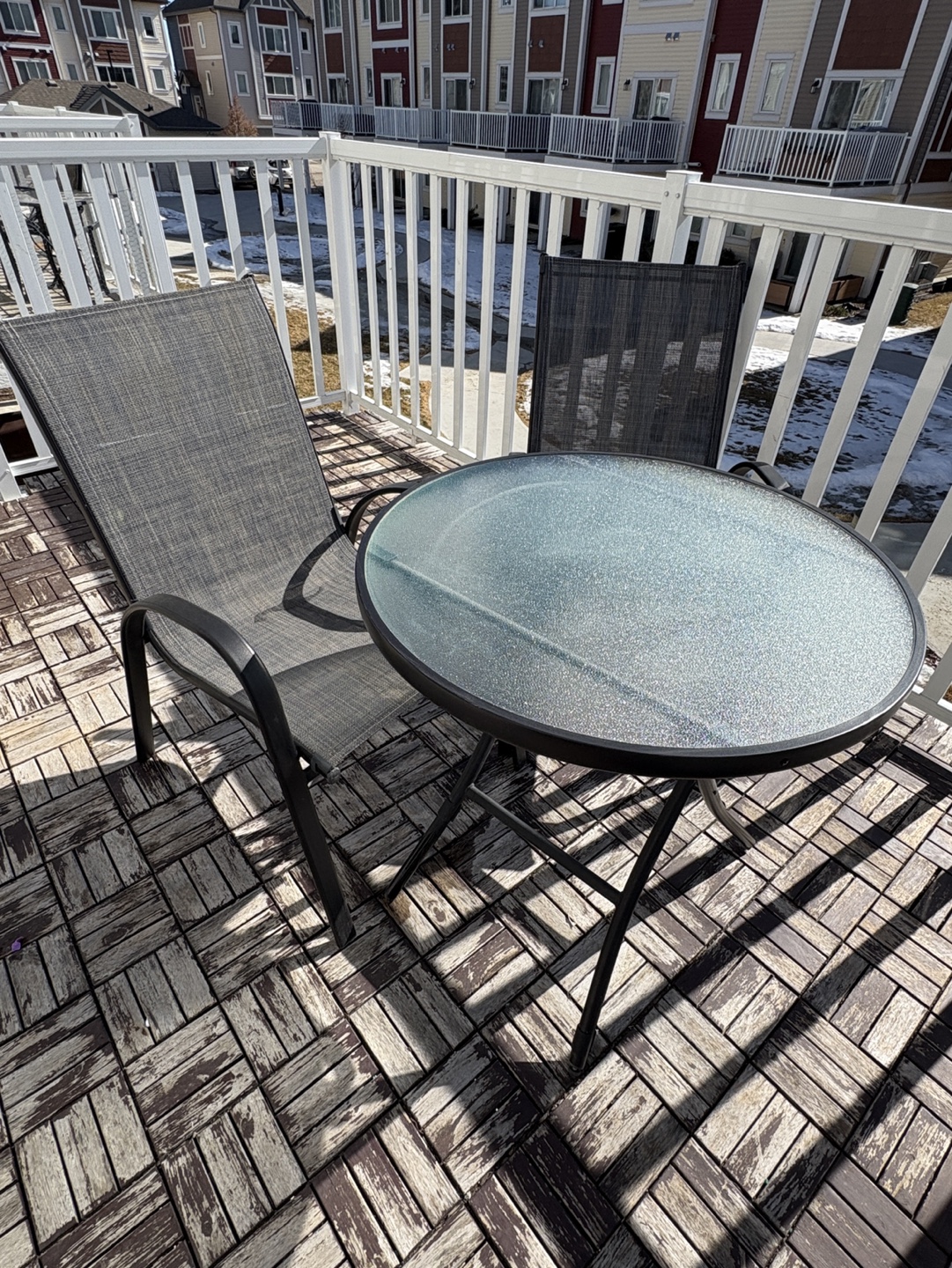 Patio Set: Table and Two Chairs