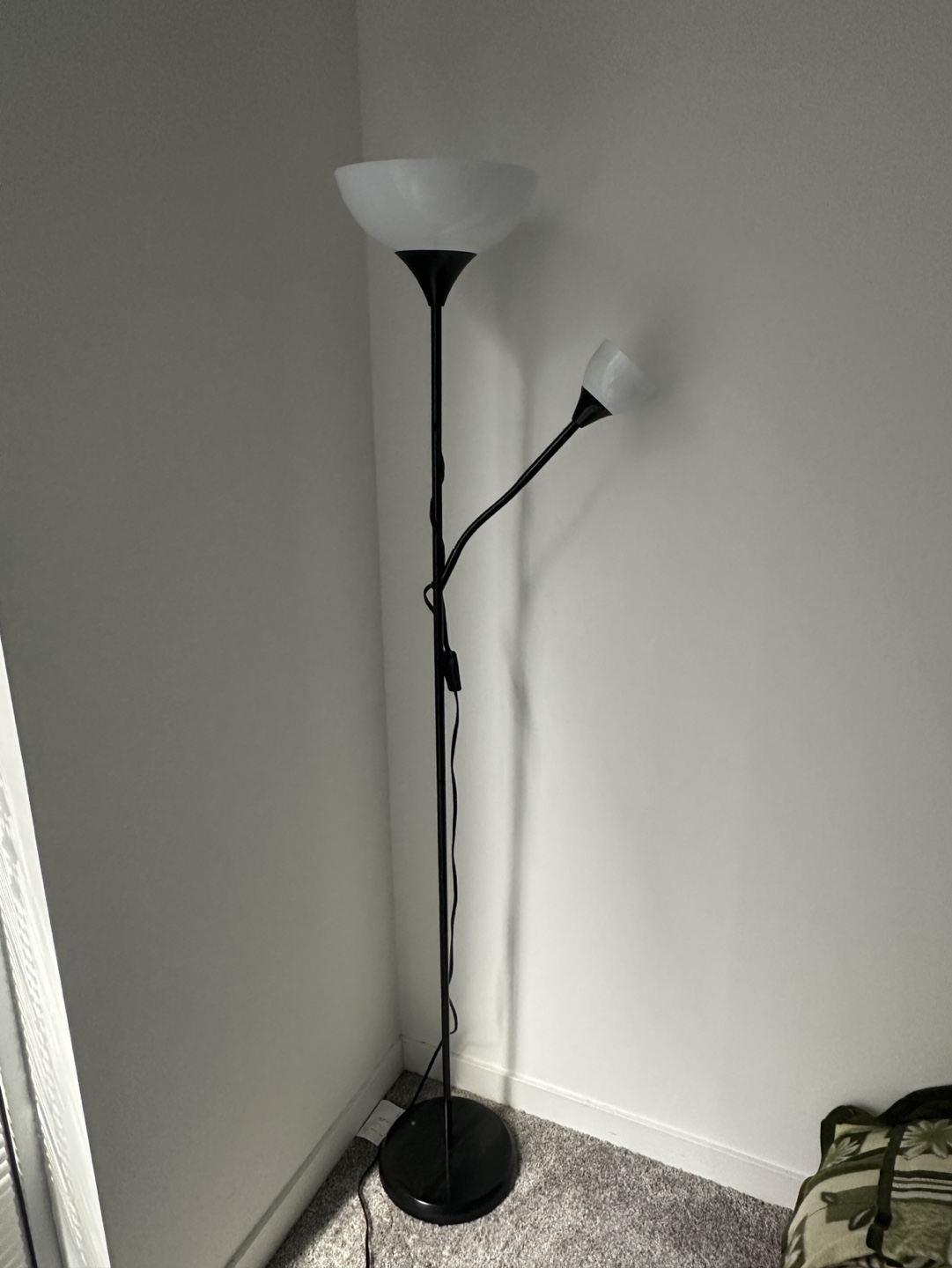 1 Full length mirror and 2 Black Floor Lamp with Reading Light - photo 2