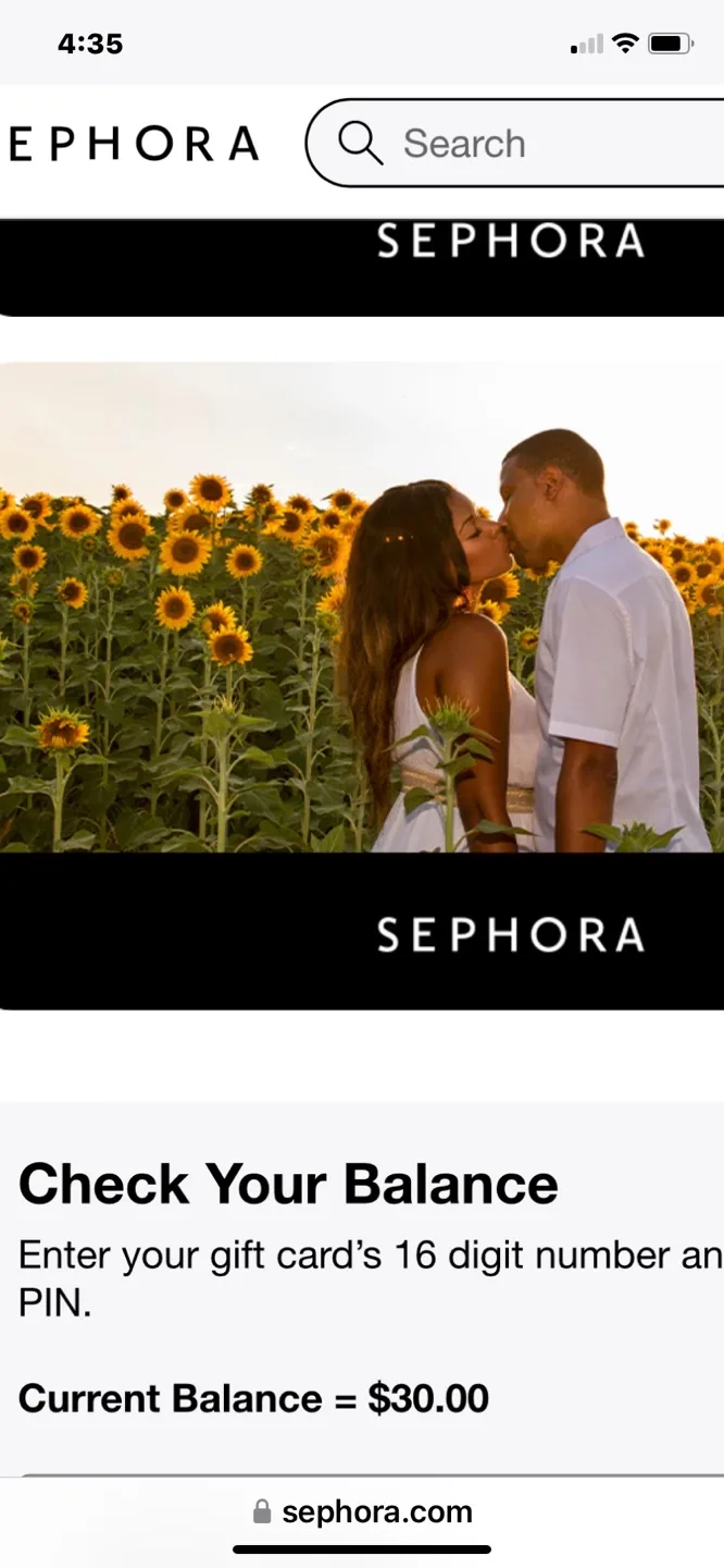 Sephora Gift Card - $30 Balance image indicator(2)