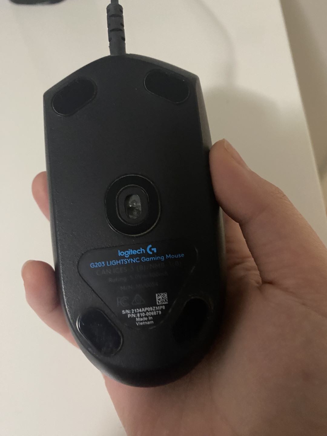 Logitech G203 Light Up Gaming Mouse - photo 3