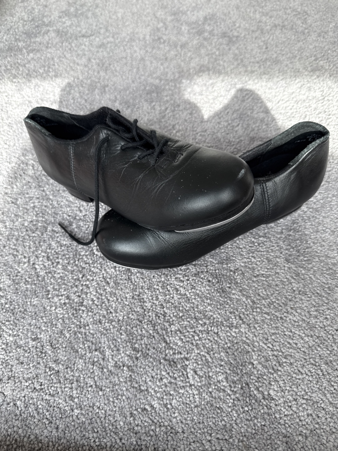 Black Leather Tap Shoes