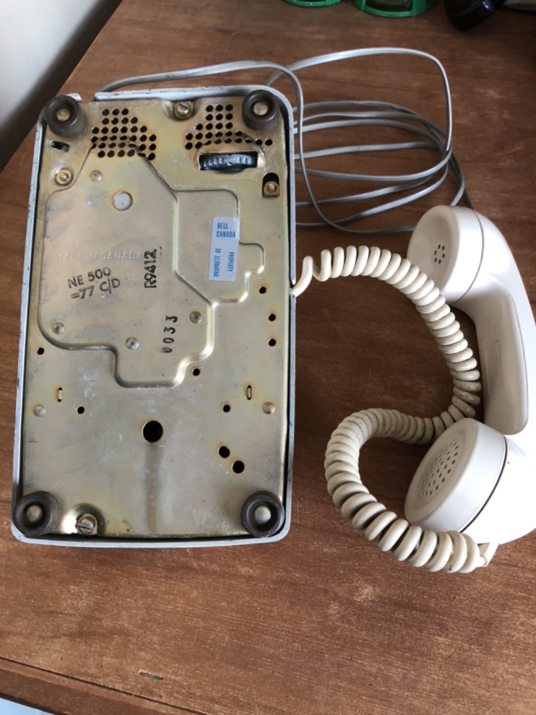 Vintage Rotary Phone - Off-White - photo 2