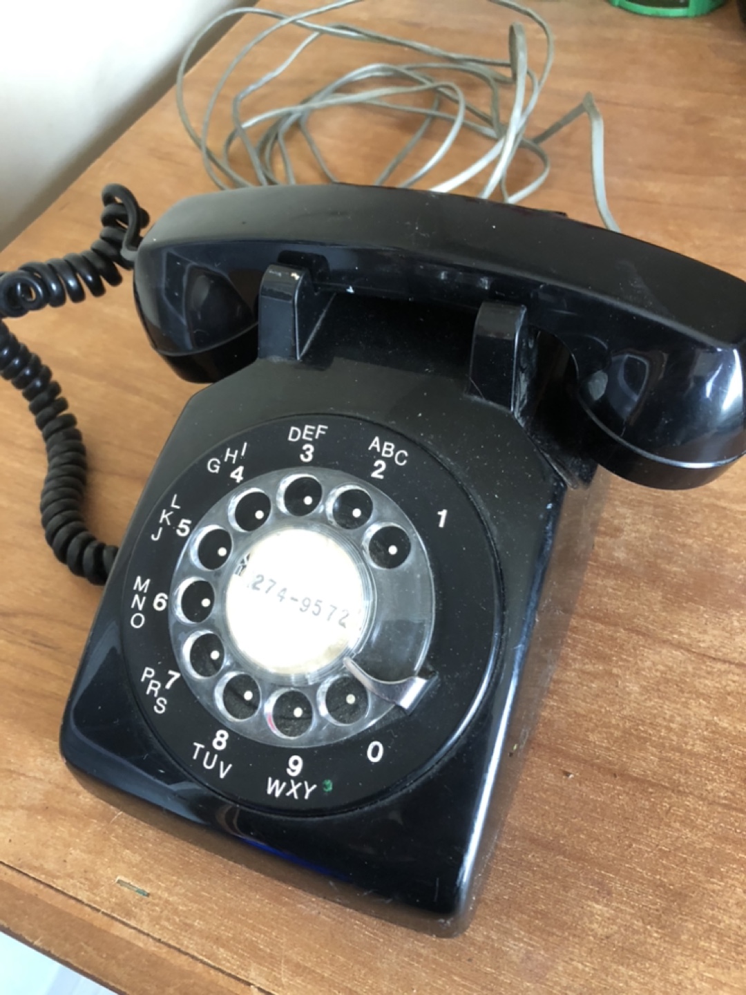 Vintage Black Rotary Phone