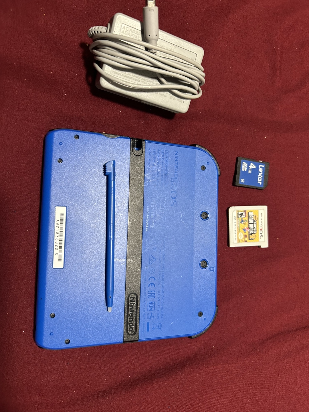 Nintendo 2DS XL Blue Handheld Gaming System Bundle - photo 5