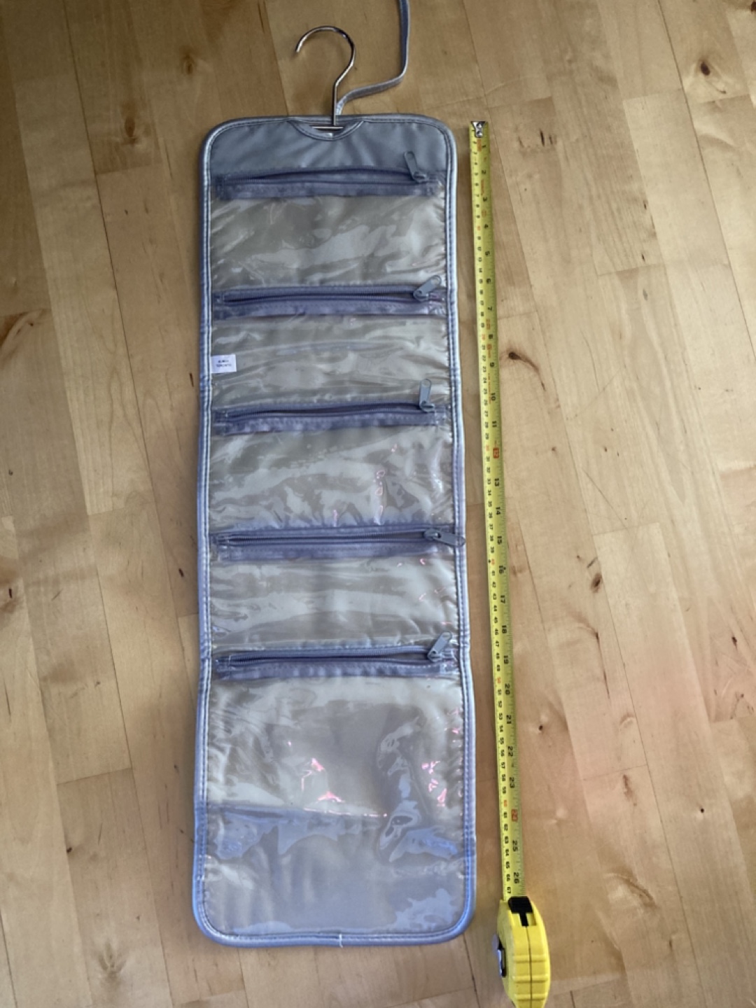 Silver Hanging Travel Jewelry or makeup Organizer