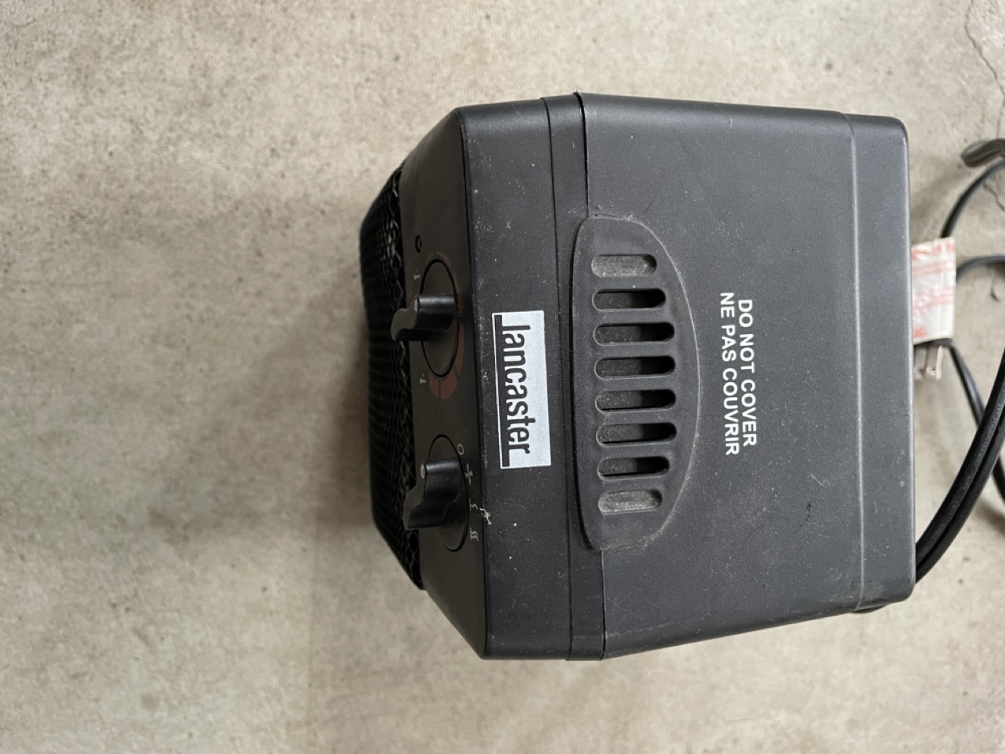 Lancaster Portable Electric Heater - photo 2