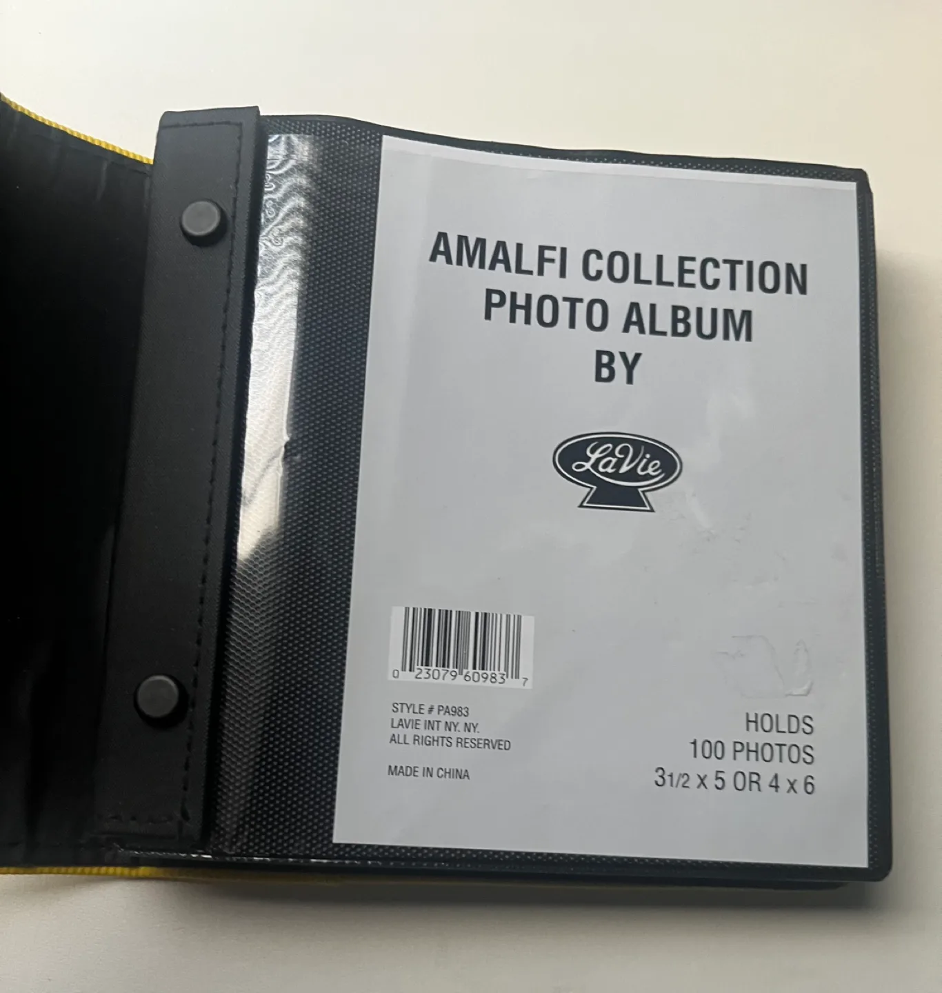 NEW Photo Album - Holds 100 photos- Yellow image indicator(2)