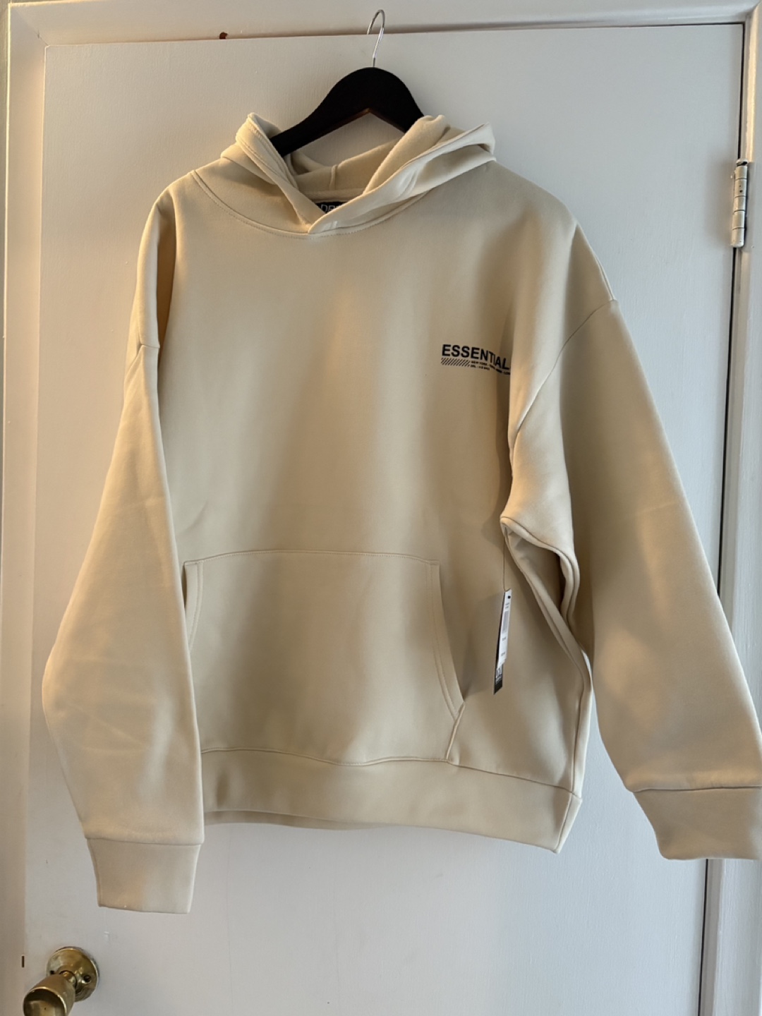 Authentic Cream Essentials Hoodie
