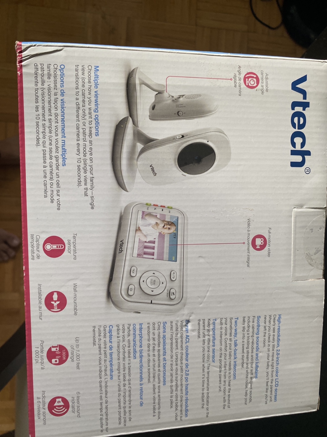 VTech VM3252-2 2-Camera Video Baby Monitor - photo 3