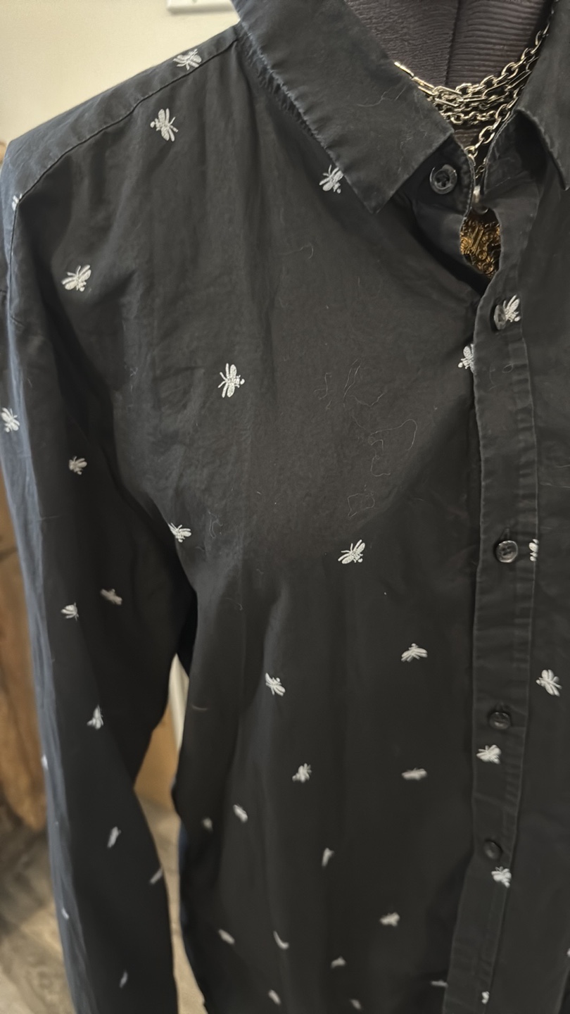 Hugo boss 100% cotton & bee 🐝 embroidery - med - photo 5