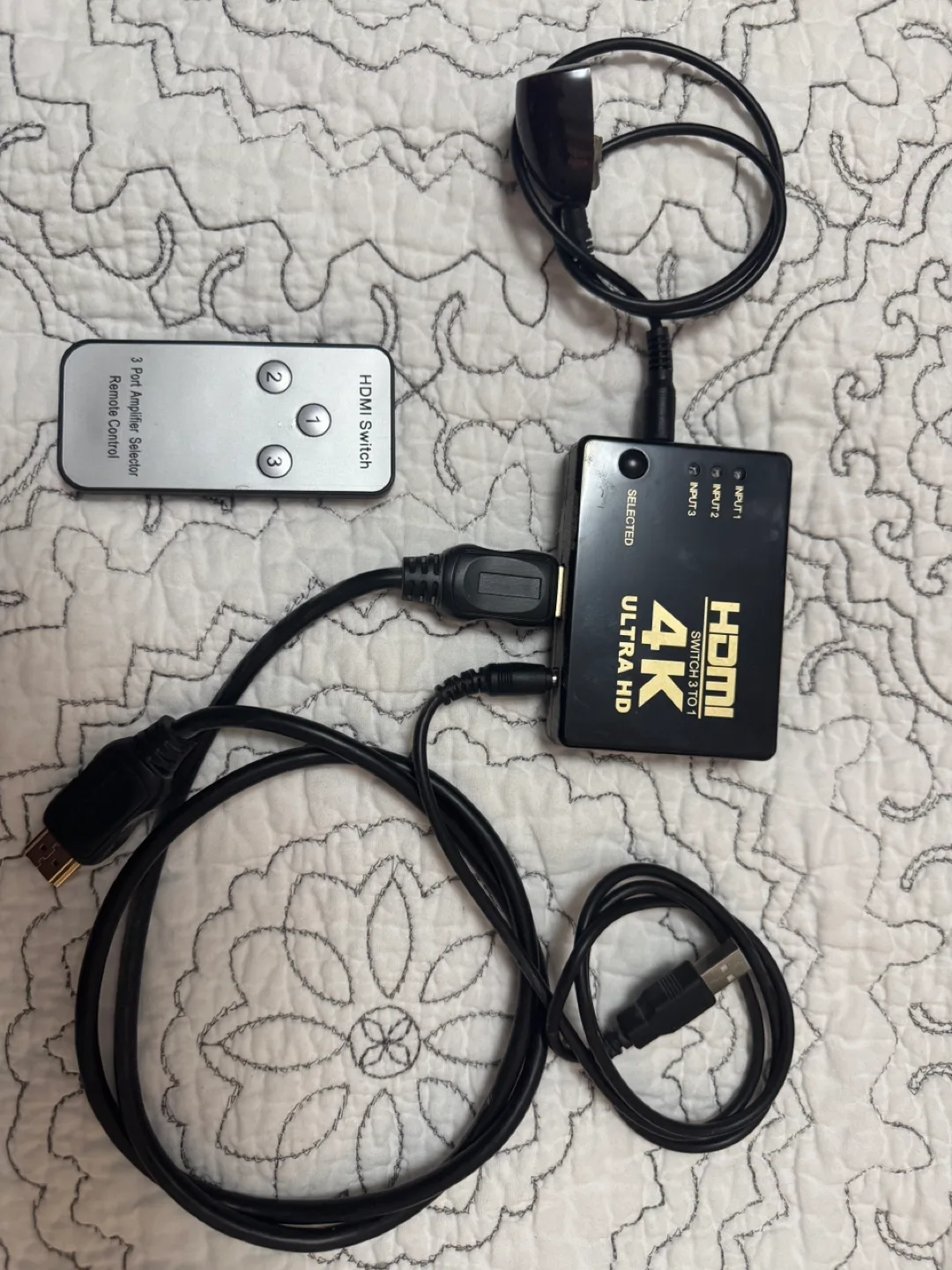 3-Port 4K Ultra HD HDMI Switch with Remote thumbnail