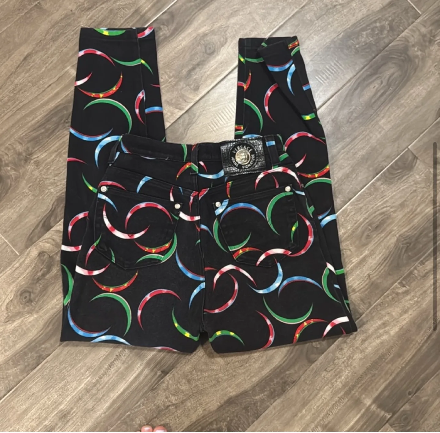 Vintage versace - high waist jeans size - 28 image indicator(4)